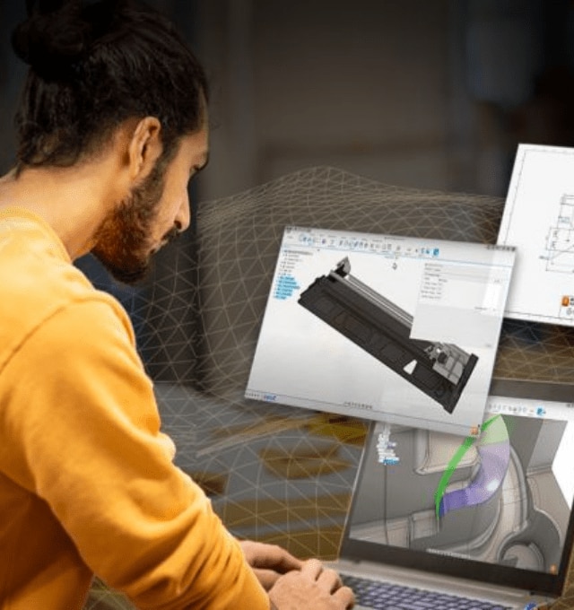 Autodesk fusion on HP display for 3D printing