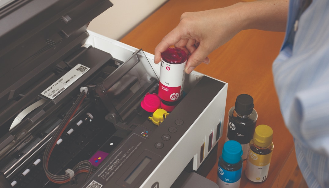 HP's innovative ink bottle