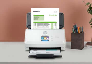 HP ScanJet in office
