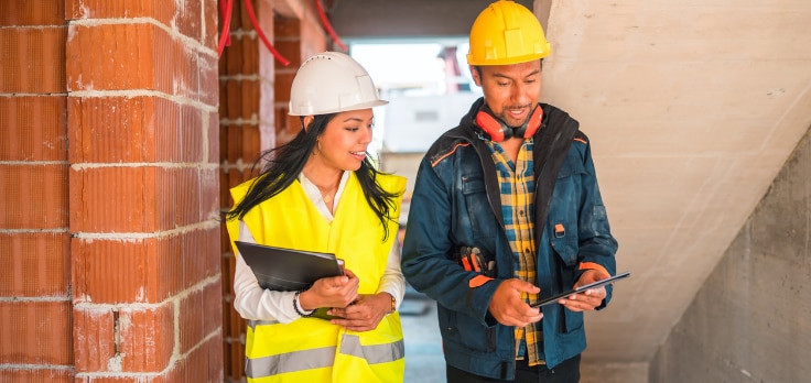 Electrical engineers assessing use cases for IoT in the electrical construction industry