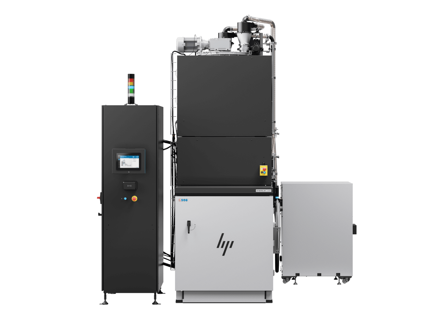 View of HP Metal Jet S100 Powder Management station
